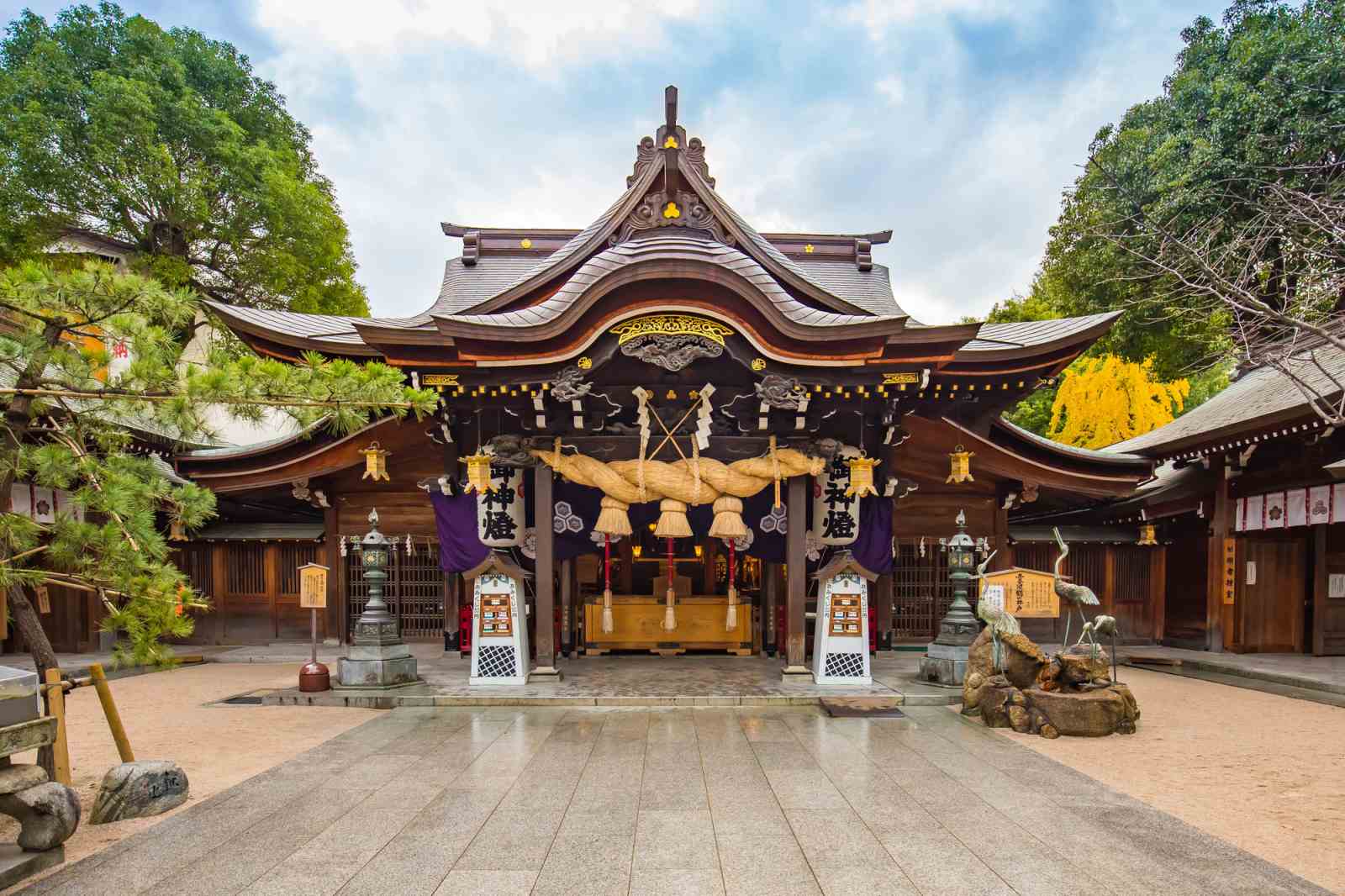 Japonsko - Fukuoka - svatyně Kushida